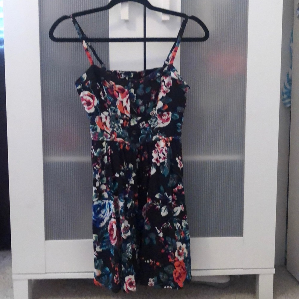 Back floral dress